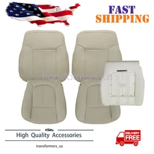 For 2011 2012 2013 Ford F250 Lariat Front Seat Cover / Driver Foam Cushion Tan