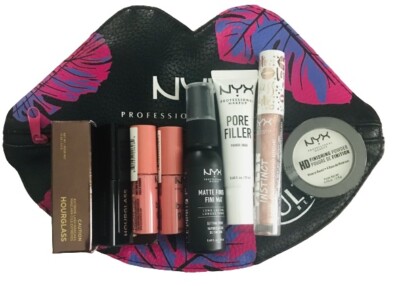 NYX Professional Makeup HD Powder,Lipgloss,Primer,Setting Spray,Plumping Lip 8X