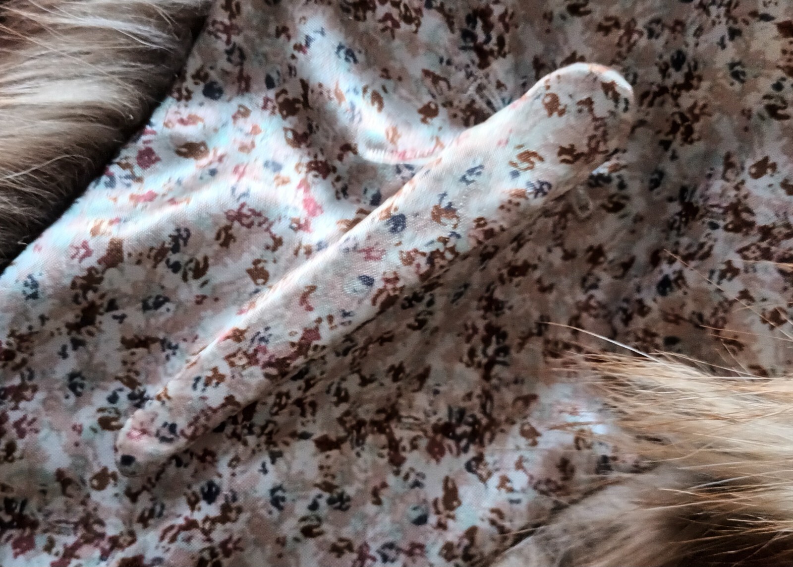 jacke mit fell am kragen