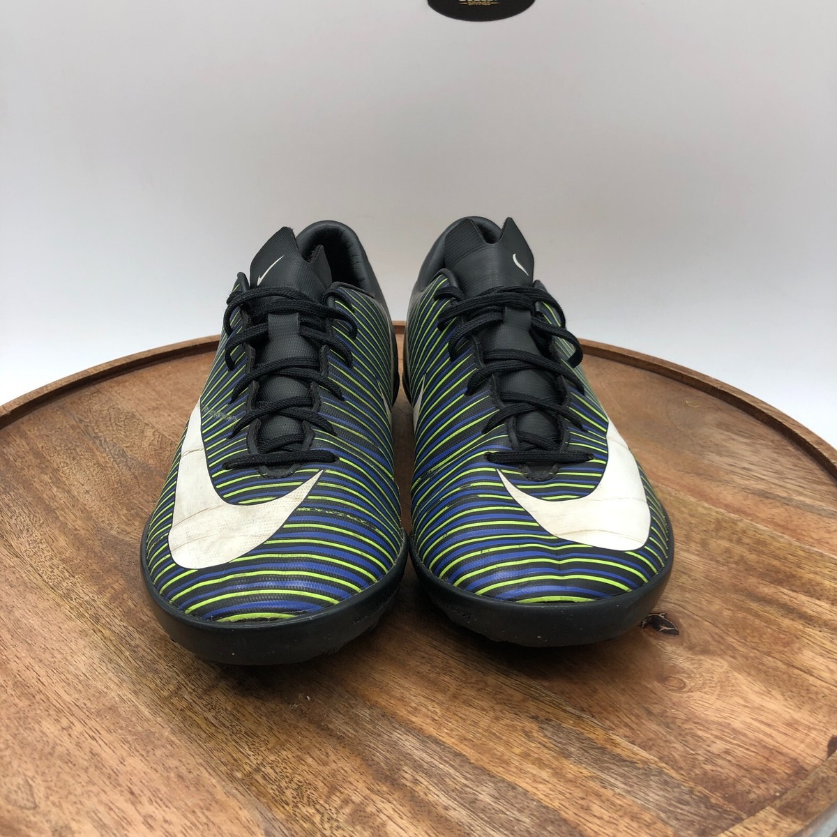 Nike Junior Size 6Y MercurialX Vapor XI Turf Soccer Shoes Black