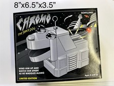 BRAND NEW SCHILLING CHROMO THE SPACE ROBOT DOG WIND-UP TOY W/ BOX PAPERS