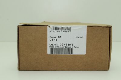 Phoenix Contact UT16 ( 3044199 ) Durchgangsklemme ( VPE = 50 Stk. ) ''Neu&OVP''