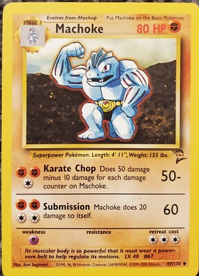 1995 machoke pokemon card | eBay