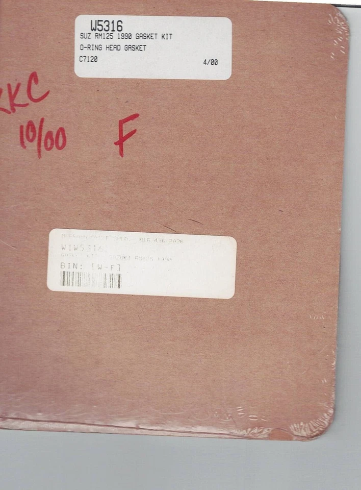 Kit de juntas de extremo superior Cometic 1990 Suzuki RM125 W5316 C7120 Foto 2 de 2