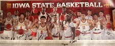 2018-19 Iowa State Men's Basketball Signed Autographed Auto Poster Haliburton!!!