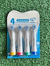 NEW 4 pack White Replacement Tooth Brush Heads Compatible with Oral-B iO series