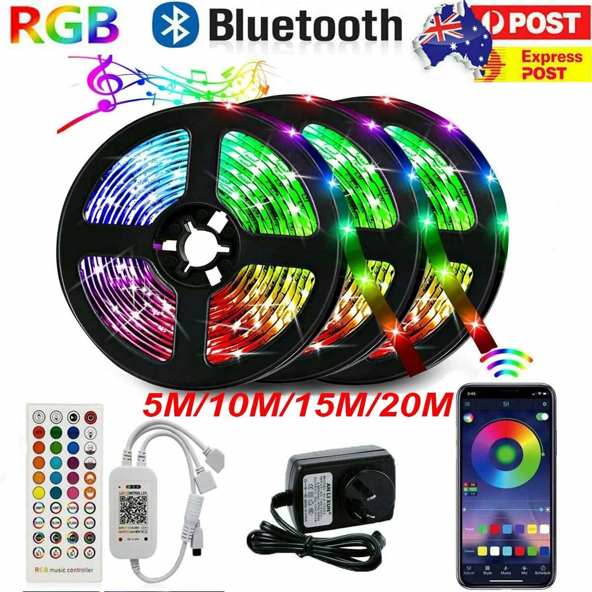 20m rgb led deals
