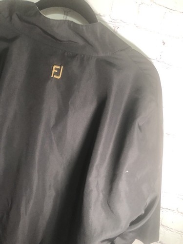 FJ Dry Joys Jacket Men’s Medium Black Golf Pullover Chore Barn - Picture 10 of 19