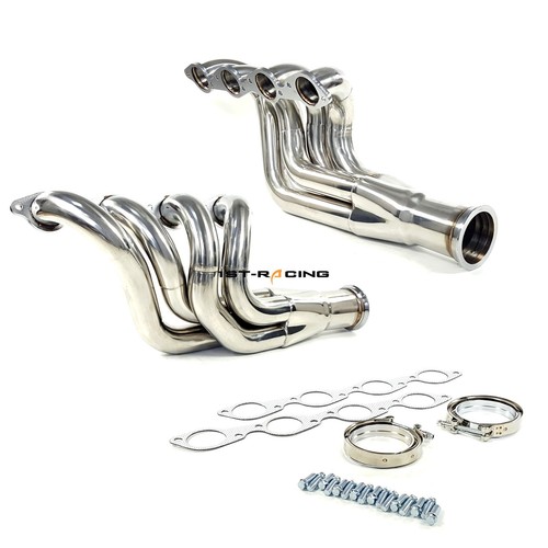 3.5" V band Exhaust Headers for BBC Big Block Chevy 396/427/454/507/572 V8 65-72 - Foto 5 di 5