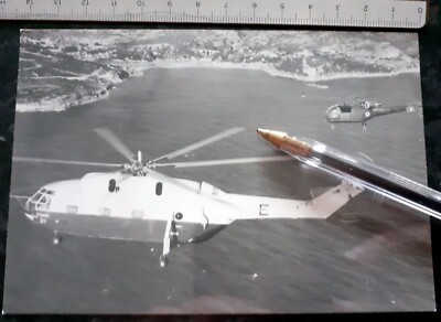 NCASE SE 3210 Super-Frelon mit Lerche III _*=_ Hubschrauber _ Analogfoto