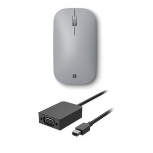 Microsoft Surface Mobile Mouse Platinum+Microsoft Mini DisplayPort to VGA Adapte - Click1Get2 Price Drop