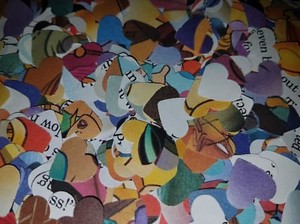 300 Disney Aladdin Hearts Wedding Table Confetti/Birthday/Party/Anniversary