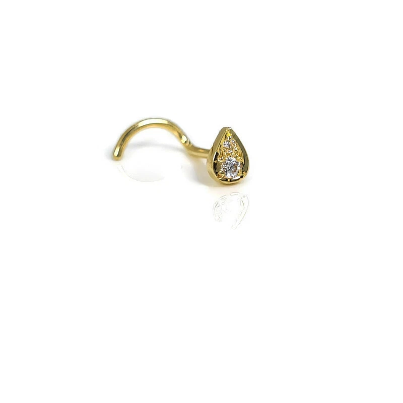 Genuine diamond nose ring deals