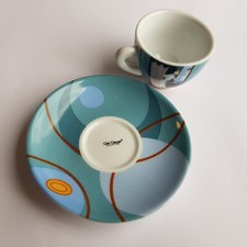 Gio Cellini piattino tazza espresso ceramica Italia designer acqua porcellana moda