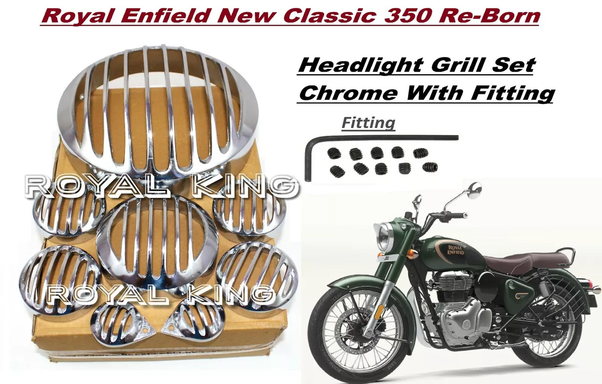 Royal enfield classic hotsell 350 headlight cover
