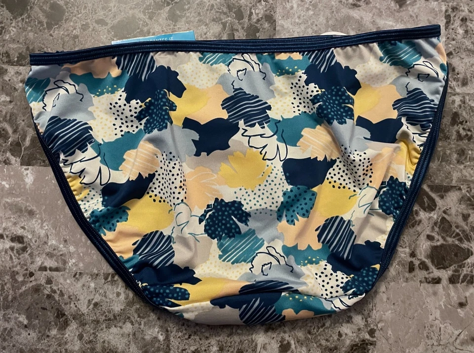 BRAGAS DE BIKINI VANITY FAIR L AZUL ILUMINACIÓN SUAVE DOBLE CORREA NUEVAS CON ETIQUETAS Foto 3 de 4