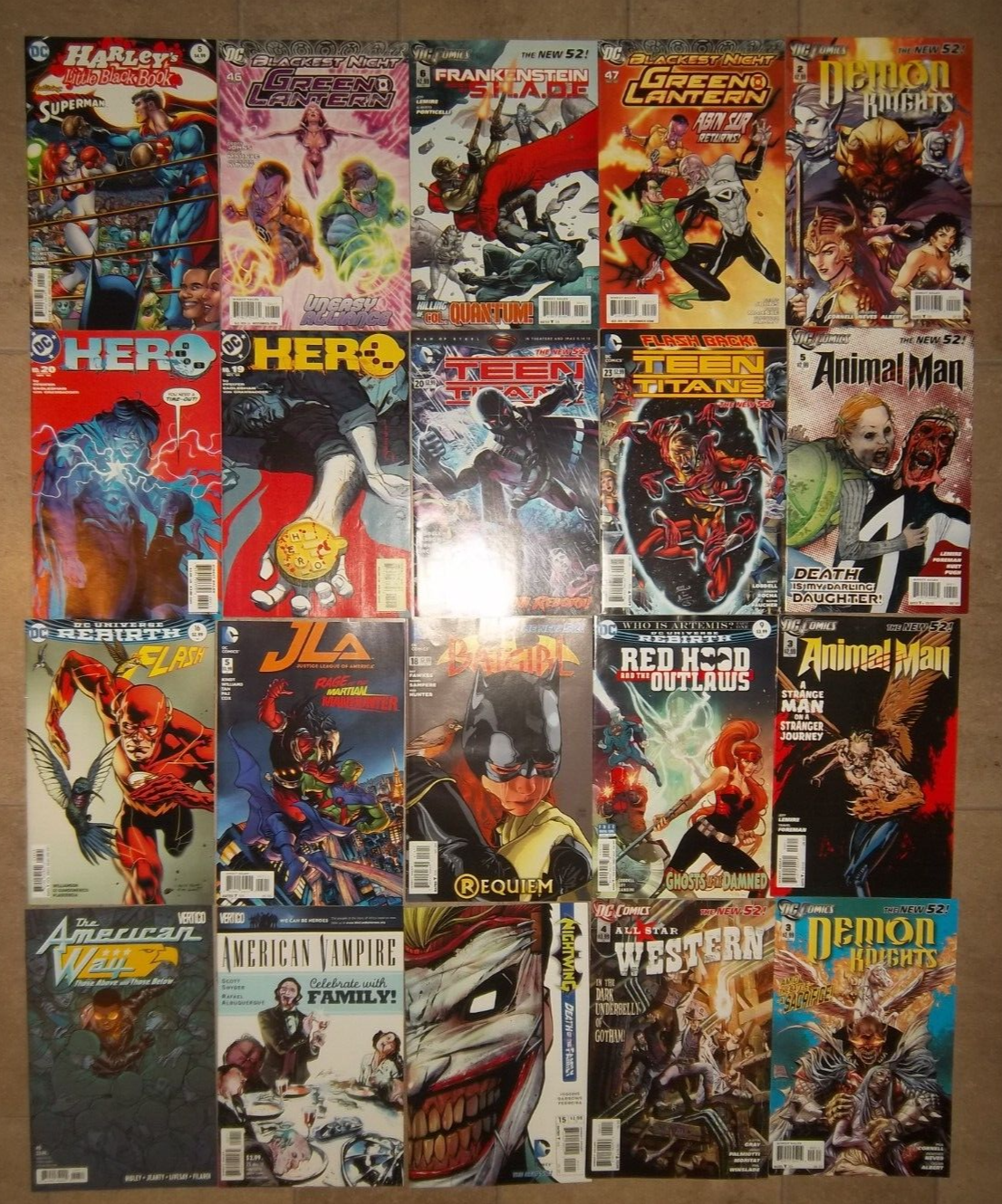 Large Mixed Lot  DC Comics Demon Knights Western American Vampire Green Lantern