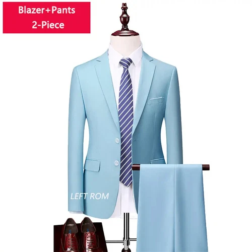 ( Sakko + Weste + Hose ) Boutique Herren Anzug 3-teiliges Set Bräutigam Brautkleid - Bild 48 von 52