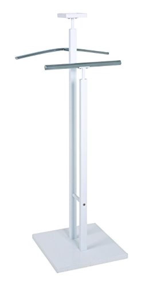 (TG. 33x33x109 cm) Haku Möbel Cassettone per Uomo, Metallo, Bianco Cromo, 33 x