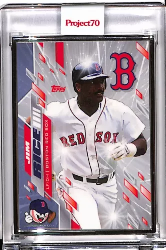 2021 TOPPS PROJECT 70 #783 JIM RICE BY SKET ONE P70 AP SILVER FRAME 02/51