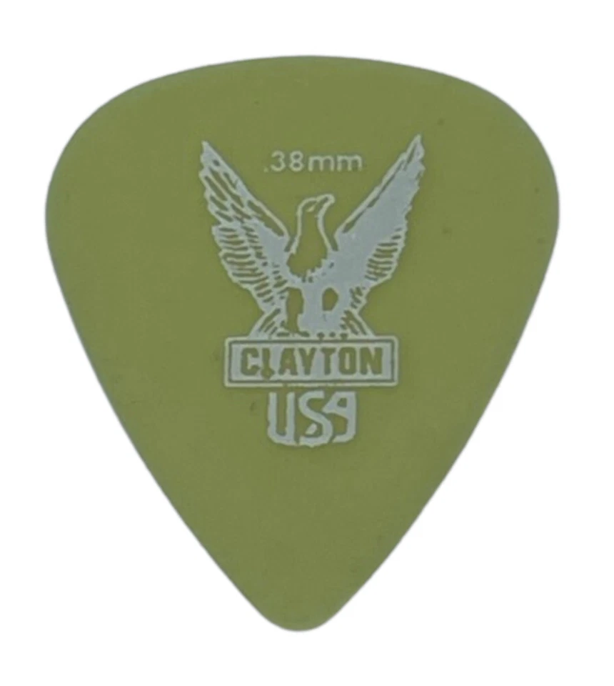 Clayton Ultem Gold - Standard - 0,38 mm (1,6 oder 12 Stück) Plektren