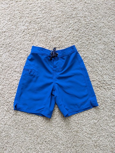 Patagonia Shorts Boys S Blue Cargo Swim Trunks Board Short Pull On Elastic Waist