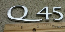 Infiniti Q45 emblem letters badge decal logo rear trunk OEM Factory Genuine
