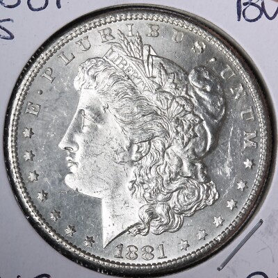 1881-S Morgan Silver Dollar BU *UNCIRCULATED* MS Super Flashy!! E361 WZFR