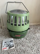 Vtg Coleman 513A708 Catalytic Heater 3000-5000 BTU Coleman Fuel Heater W/Manual