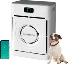 Smart Pet Air Purifiers for Home Large Room up to 2500 Ft  with Washable Filter,