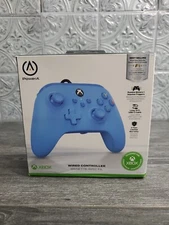 XBox Wired Controller Rumble Motors Impulse Triggers Blue PowerA 
