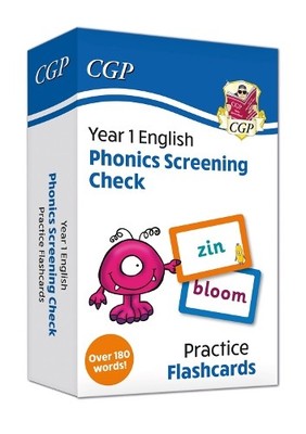 CGP Books Phonics Screening Check Flashcards - for the Year  (Gebundene Ausgabe)