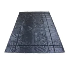 12'x20' Heavy Duty Smoke Tarp for Flatbed Truck 18 Oz Vinyl Load Covering Tarp