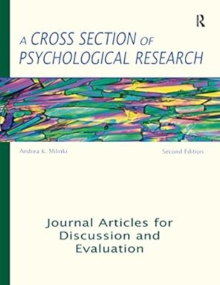 A Cross Section of Psychological Research: Journal Articles for Discussion and E