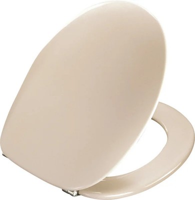 Pressalit WC-Sitz 2000 Duroplast, mit Edelstahl-Scharnieren beige