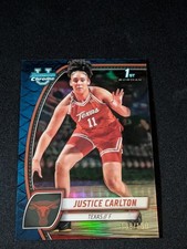 2024 Bowman U Chrome Prospect Justice Carlton Blue Reptilian Refractor /150 Auto