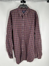Polo Ralph Lauren Shirt Men's XLT Red Plaid Classic Fit Collared Button Down