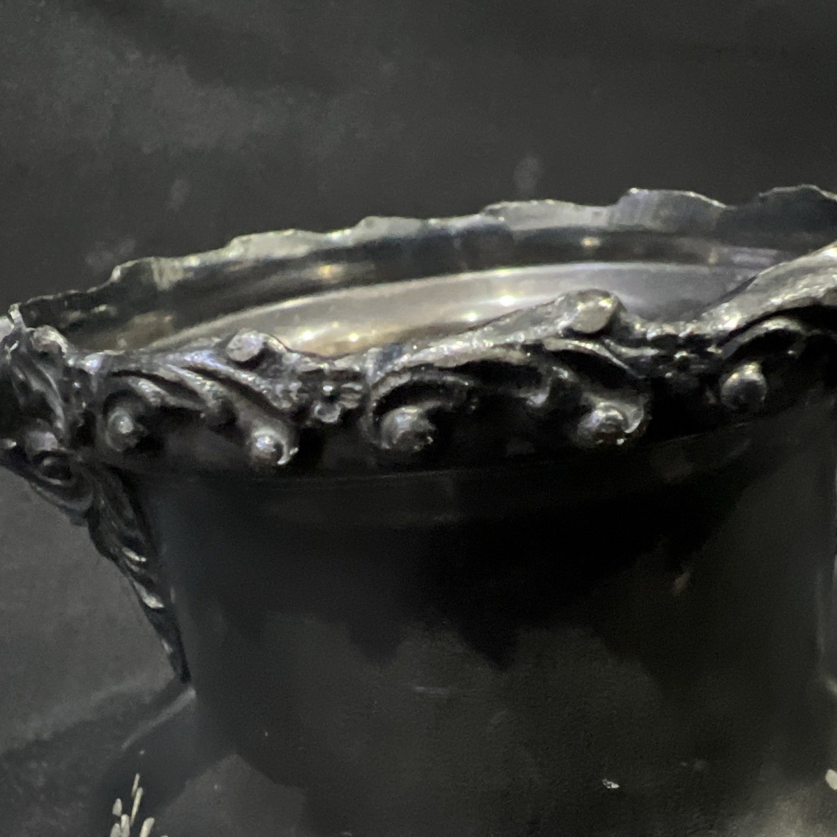 ○4478#0915　アンティーク&レア　STERLINGコンポート　0727 Georg Jensen Johan Rohde Sterling Silver Acorn 8 Piece Flatware