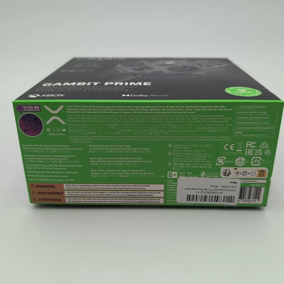PDP Victrix Gambit Prime 有线锦标赛控制器适用于 Xbox Series X|S 游戏 — 第 2/4 张图片