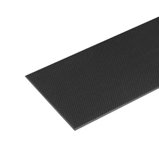 1 Pcs Carbon Fiber Sheet 250×100×5mm Glossy Surface Plain Weave Panel Sheet