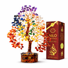 Crystal Tree of Life 7 Chakra Gemstone Living Room Home Decor