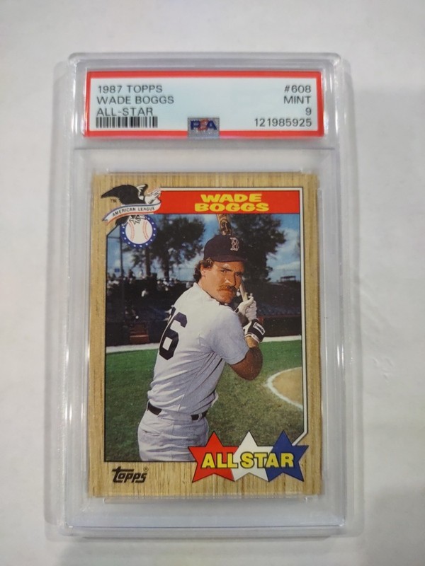 1987 Topps - All-Star Wade Boggs #608 Hall Of Fame HOF