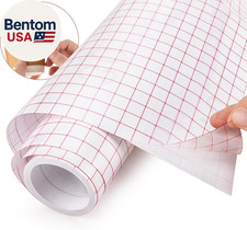 Transfer Tape for Vinyl - 12 in X 16.4 FT Premium Vinyl Transfer Paper with Red