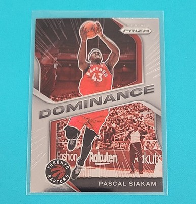 2020-21 Prizm Dominance #20 Pascal Siakam Toronto Raptors BASKETBALL Card Y6