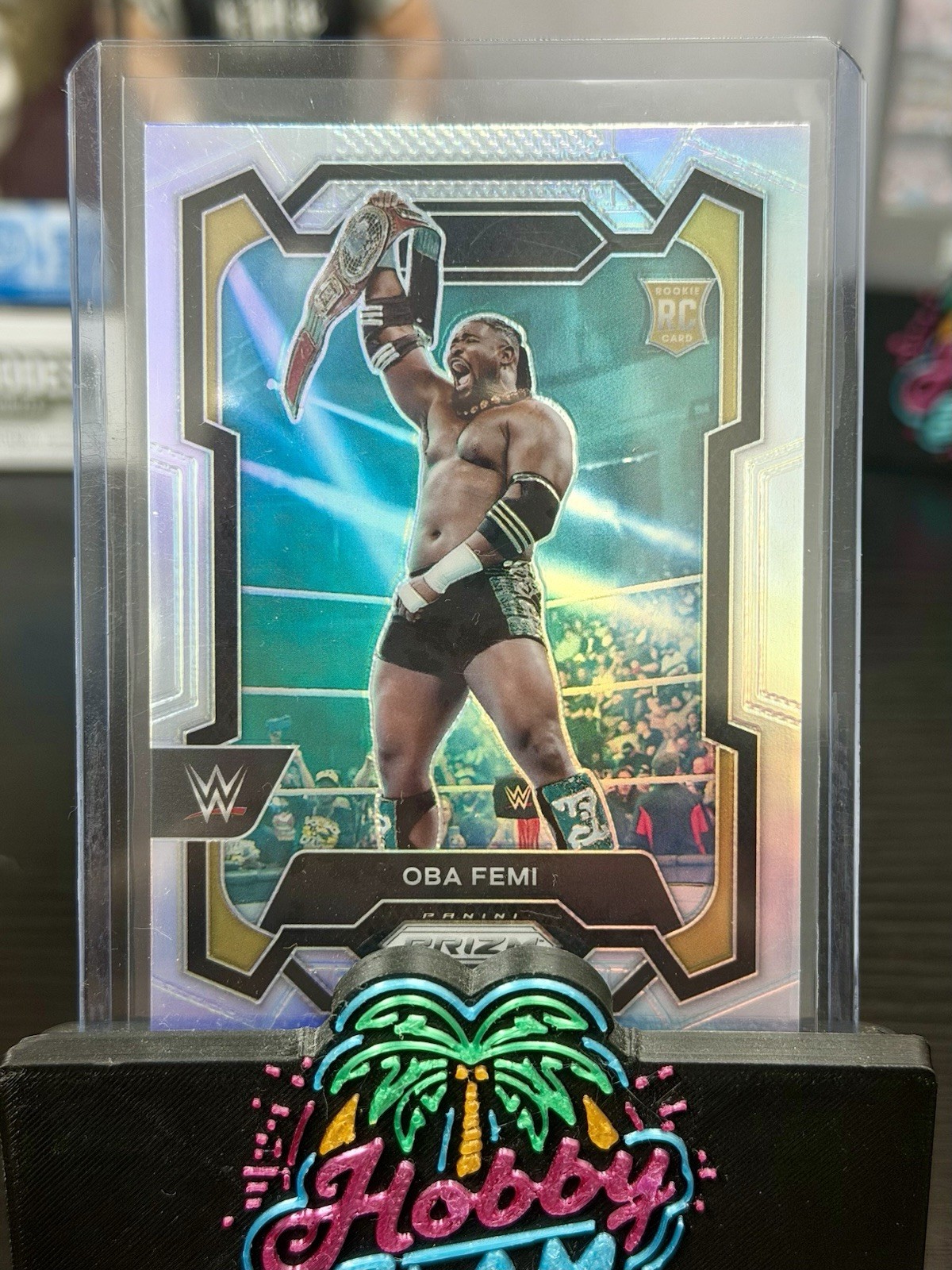 2024 Panini Prizm WWE - Oba Femi #199 Silver Prizm (RC)