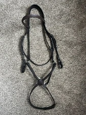 Gorgeous Horse Crosby Plain Raised Figure 8 Bridle Horse Brown England Quality