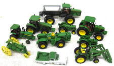 10 1/64 JOHN DEERE TRACTOR LOT 8020 4920 7830 R A 6420 D DEALER CAR