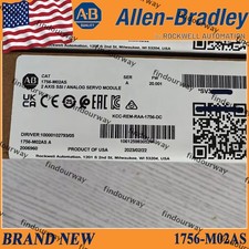 New PLC-AB 1756-M02AS /A 2 Axis Analog Servo Module AB 1756 M02AS Same Day Ship