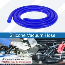 5Ft 3/8" 10mm ID 3.5mm Thickness Silicone Vacuum Hose for Air and Water Blue