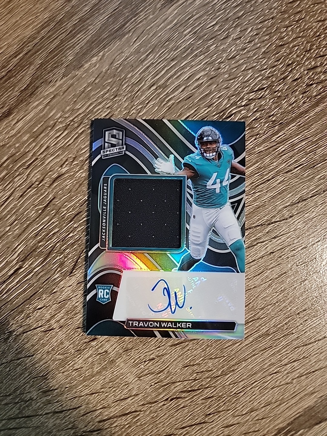 2022 Panini Spectra Travon Walker 40/125 Rookie Patch Auto RPA #201 Jaguars